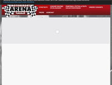 Tablet Screenshot of motorsport-arena.at